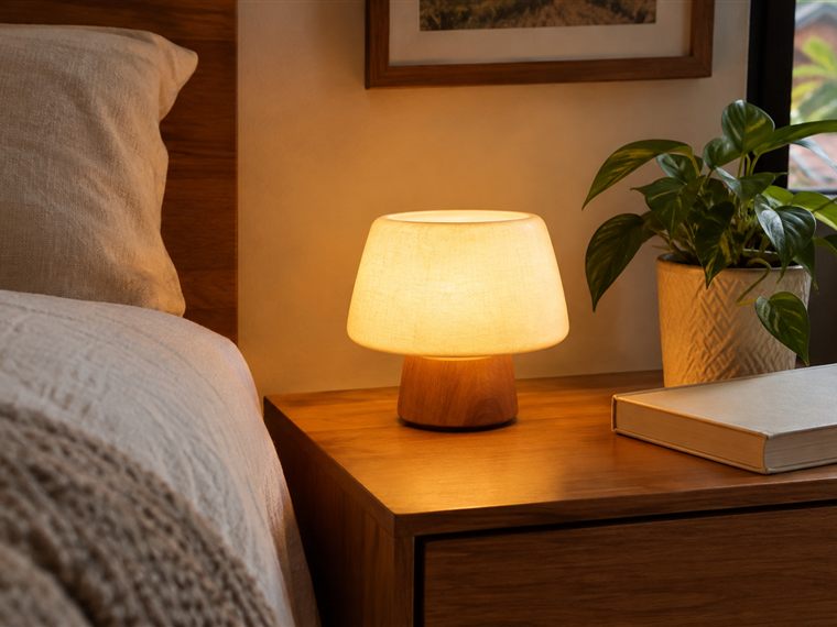 Lámpara de Mesa de Luz Cálida Recargable